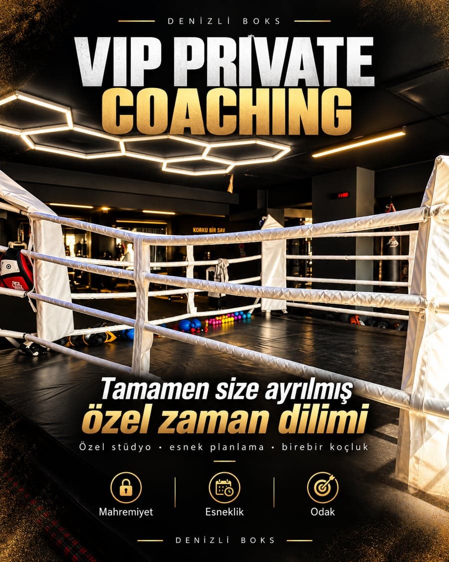 VIP Private Coaching: tamamen size ayrılmış özel zaman dilimi