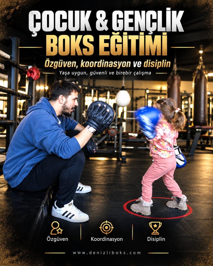 Denizli'de çocuk ve gençlik boks eğitimi: özgüven, koordinasyon ve disiplin