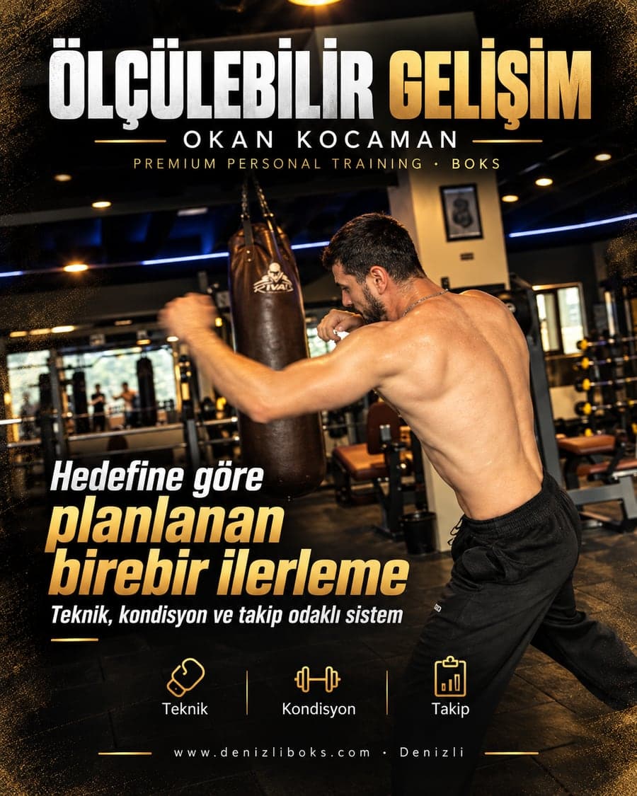 Ölçülebilir gelişim: hedefe göre planlanan birebir boks ve fitness antrenmanı